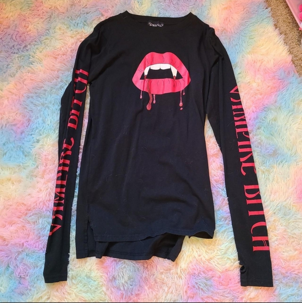 vampire long sleeved t-shirt